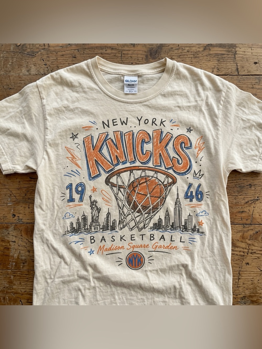 New York basketball Shirt, Retro NYC Hoops Tee, Vintage Streetwear Sport Graphic